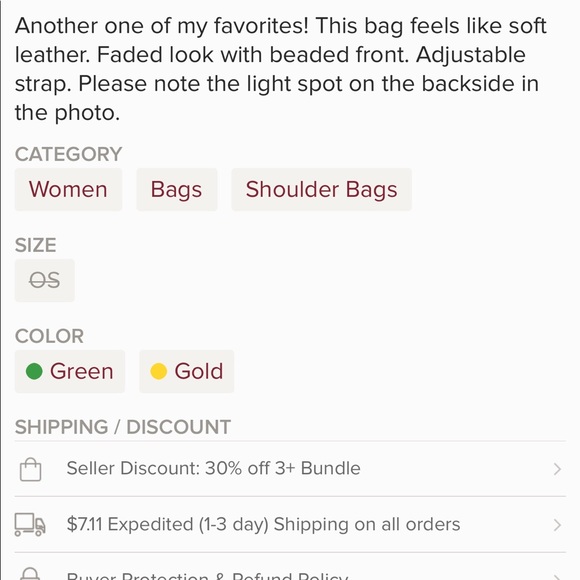 COPY - Minty Green Studded Purse - Picture 4 of 4